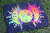 Suns/Triple Goddess Mini Tapestry for Alters or Decor